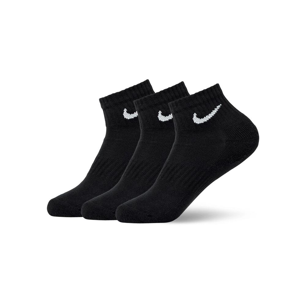 NWT Nike Everyday Cushion Ankle Socks 3-Pair, Black/White, Men’s & Women’s, S
